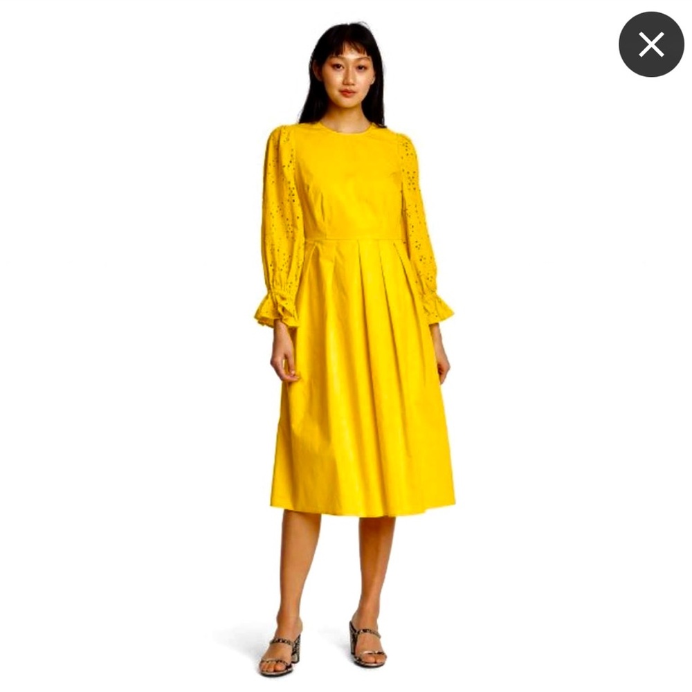 Who What Wear Yellow Dress Size M